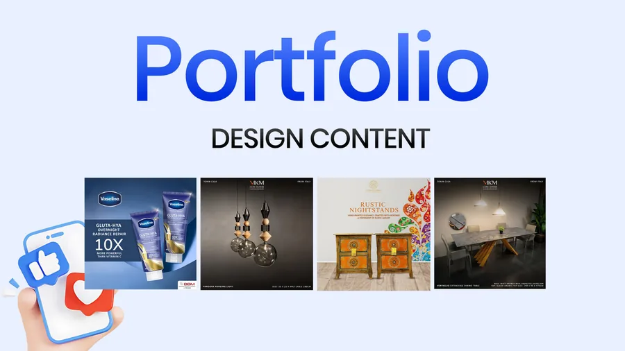 Design Content Portfolio Overview by Designbey